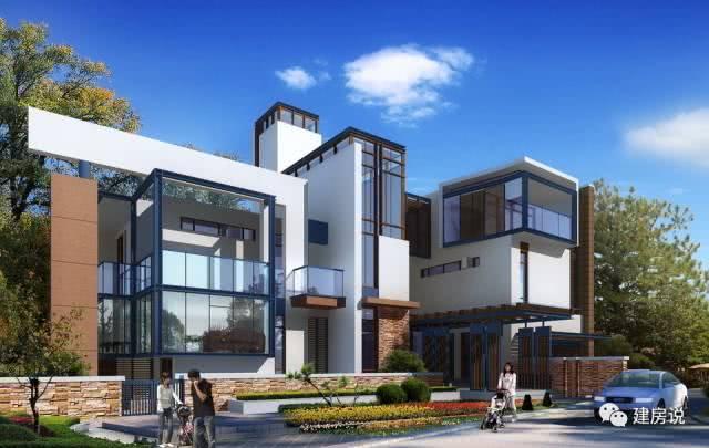 坡屋頂現(xiàn)代風(fēng)別墅圖片大全，漂亮極了