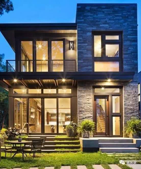 坡屋頂現(xiàn)代風(fēng)別墅圖片大全，漂亮極了