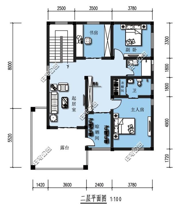 幾套25萬(wàn)造價(jià)的2層自建房戶型圖，不用攢錢(qián)也能建