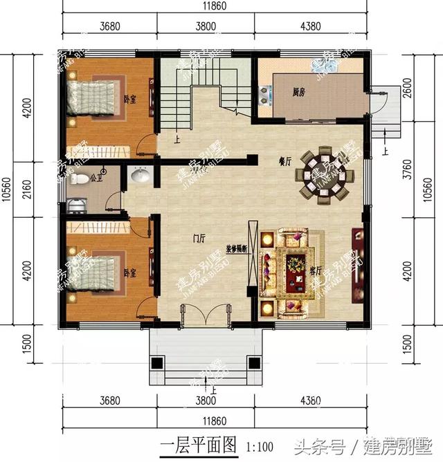 2款農(nóng)村三層豪宅戶型圖，建好絕對有面子