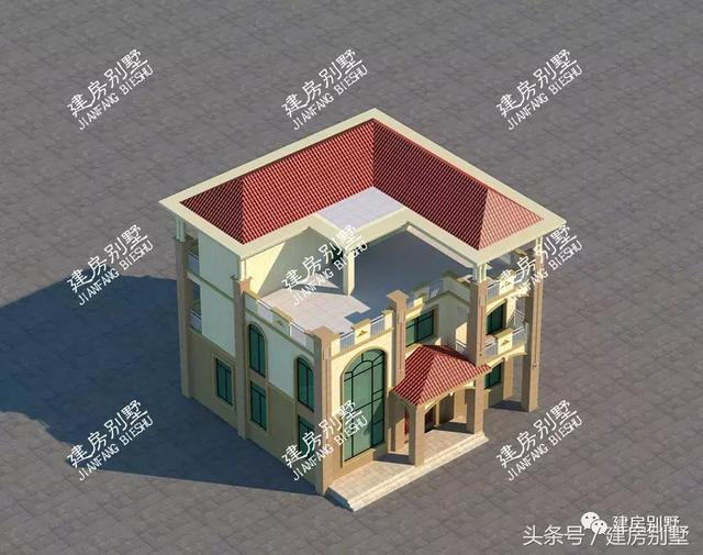 2款農(nóng)村三層豪宅戶型圖，建好絕對有面子