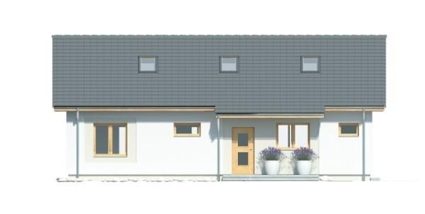 一層坡屋頂平房住宅設(shè)計(jì)效果圖，簡(jiǎn)單、現(xiàn)代