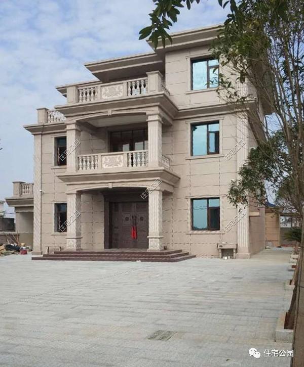 3套歐式三層農(nóng)村別墅外觀圖實(shí)拍，1、2最美，3最實(shí)用