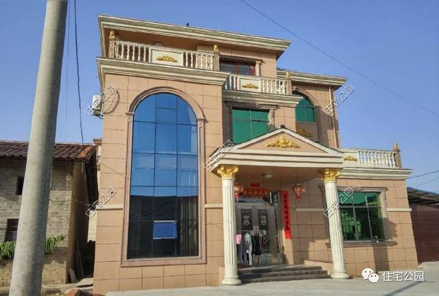 3套歐式三層農(nóng)村別墅外觀圖實(shí)拍，1、2最美，3最實(shí)用