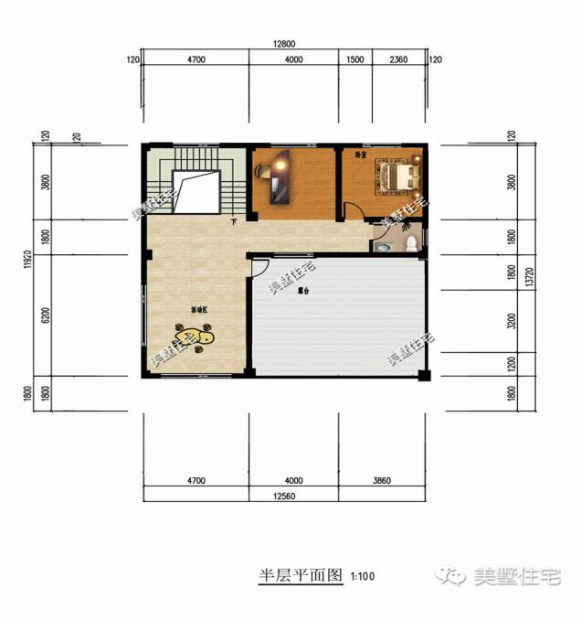 精選的三款農(nóng)村四層別墅戶型圖，攢夠錢肯定建一棟