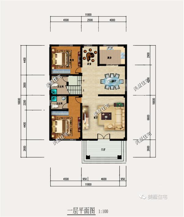 精選的三款農(nóng)村四層別墅戶型圖，攢夠錢肯定建一棟