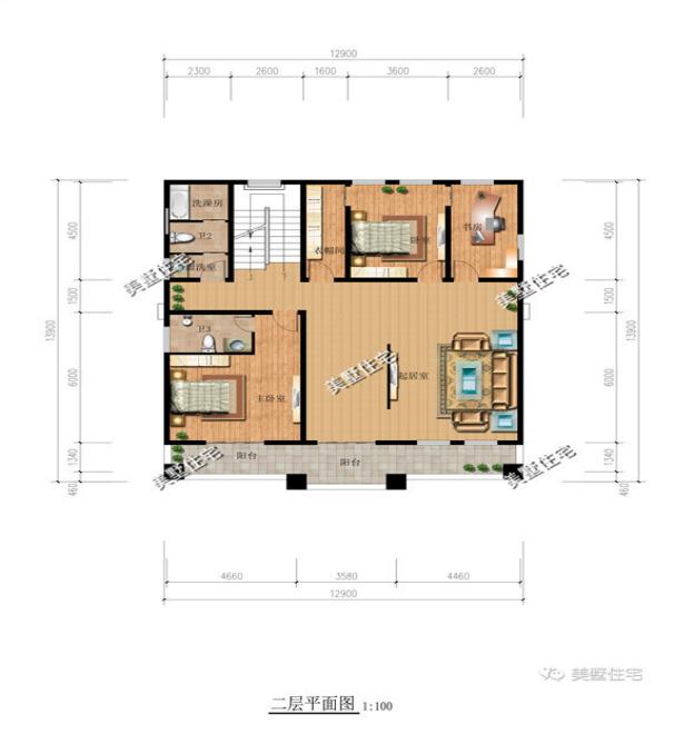 精選的三款農(nóng)村四層別墅戶型圖，攢夠錢肯定建一棟