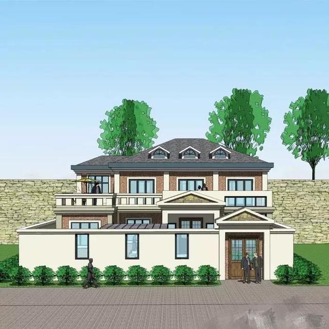 15*15米帶院子中式二樓別墅設(shè)計(jì)圖，品質(zhì)生活就靠它了