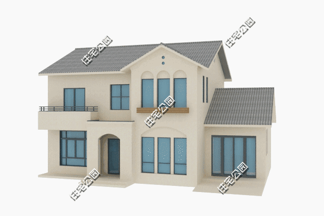 15X11米2層農(nóng)村小洋樓設(shè)計(jì)方案圖，漂亮、洋氣