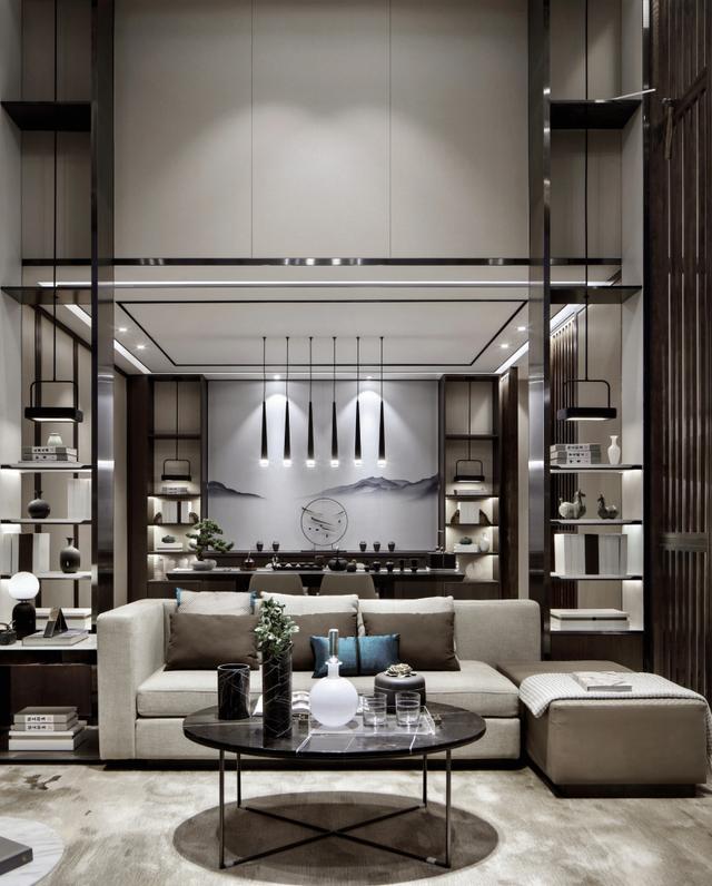 280㎡新中式古典風(fēng)格別墅裝修圖，低調(diào)奢華有內(nèi)涵