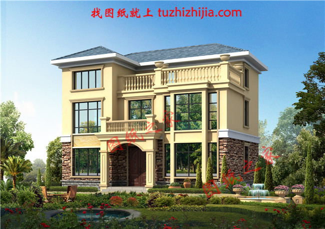 100左右鄉(xiāng)下三層樓房設(shè)計(jì)圖，戶型方正，小面積宅基地的福音