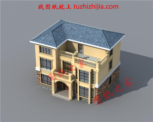 100左右鄉(xiāng)下三層樓房設(shè)計(jì)圖，戶型方正，小面積宅基地的福音