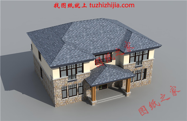 鄉(xiāng)下二層樓房設(shè)計(jì)圖，大窗戶打造的客廳，一起享受大面積采光的溫暖