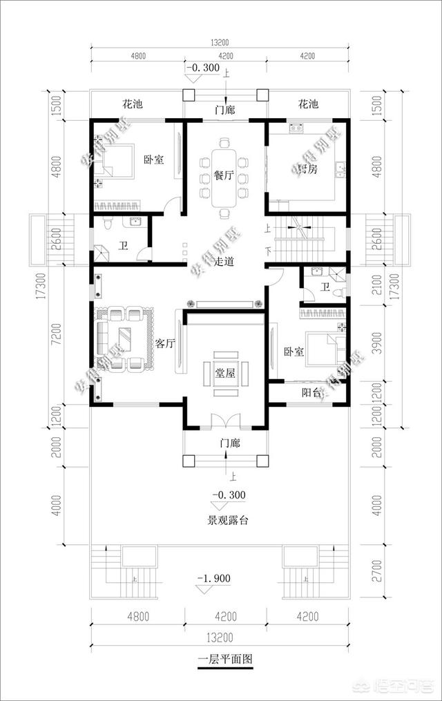 18米*20米，建3層帶地下室的別墅，有什么好的圖紙？