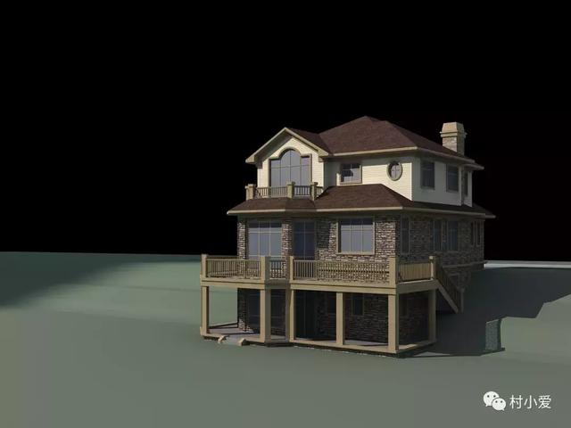 11mx13m最適合坡地的鄉(xiāng)村別墅設計方案