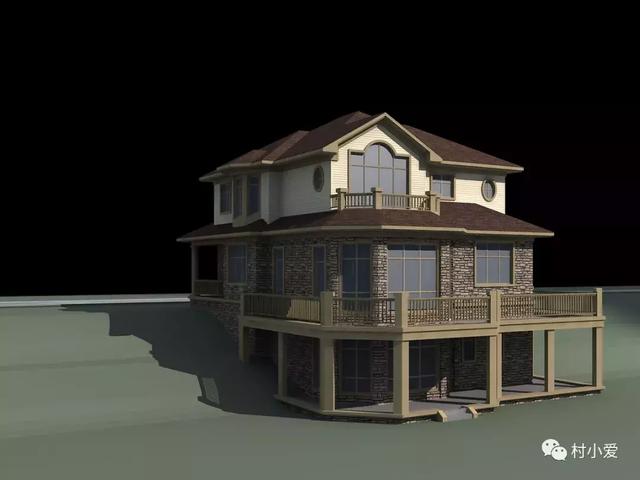 11mx13m最適合坡地的鄉(xiāng)村別墅設計方案