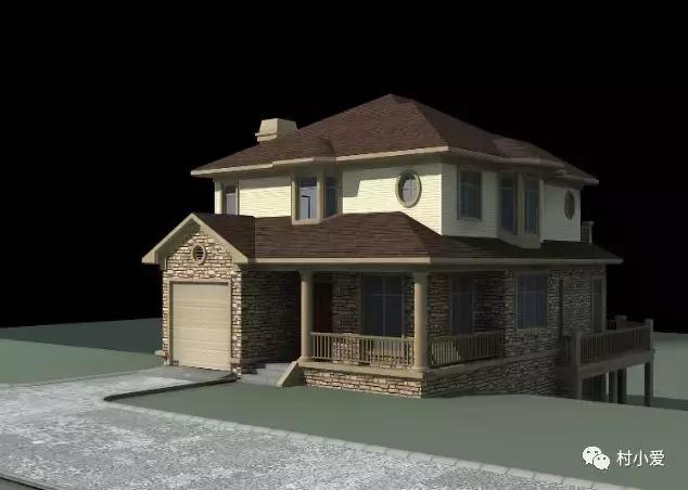 11mx13m最適合坡地的鄉(xiāng)村別墅設計方案