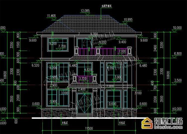 25萬自建農(nóng)村三層樓房圖，占地120平左右