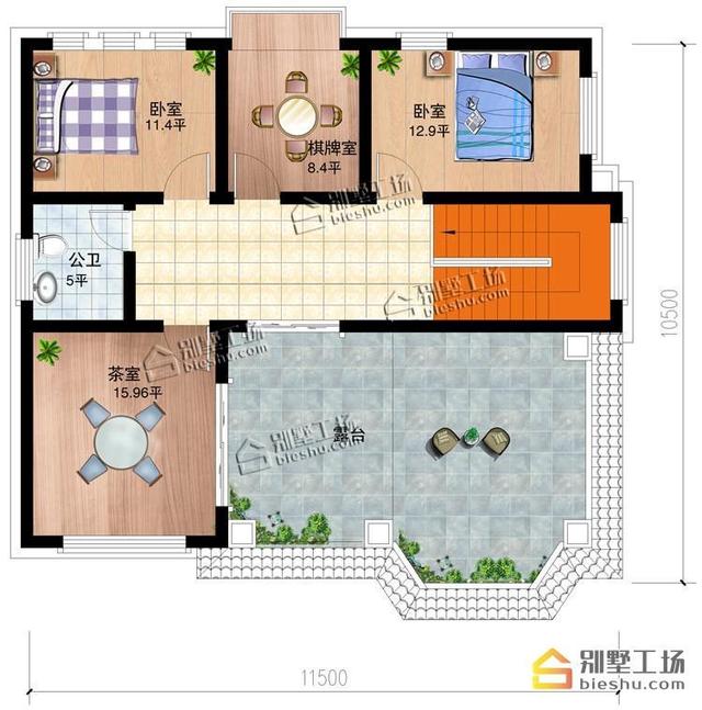 25萬自建農(nóng)村三層樓房圖，占地120平左右