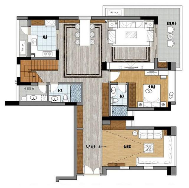 350平別墅別墅裝修案例推薦，低調(diào)、奢華現(xiàn)代簡約風(fēng)