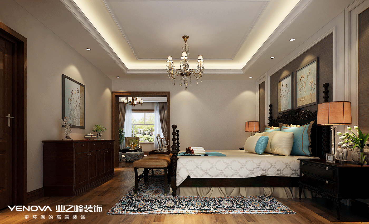 碧桂園別墅設(shè)計(jì)美式風(fēng)格裝修效果圖，高端、大氣