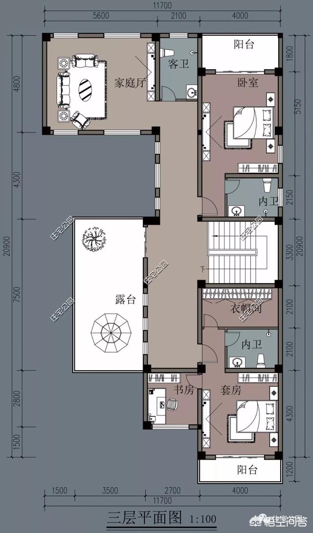 10X25米的帶庭院自建中式合院設(shè)計方案如何做？