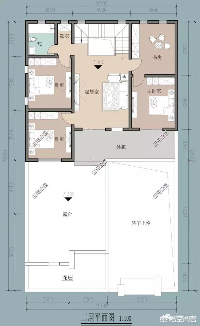 10X25米的帶庭院自建中式合院設(shè)計方案如何做？
