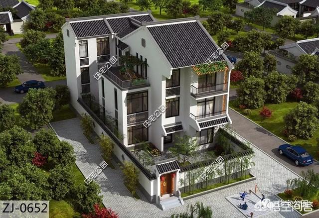 10X25米的帶庭院自建中式合院設(shè)計方案如何做？