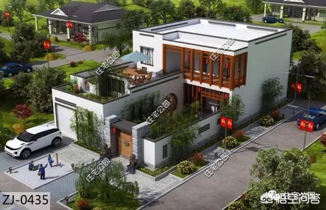 10X25米的帶庭院自建中式合院設(shè)計方案如何做？