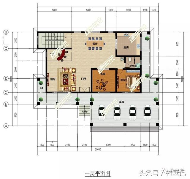 3套帶地下室的房屋設計圖，限高審批的有福了