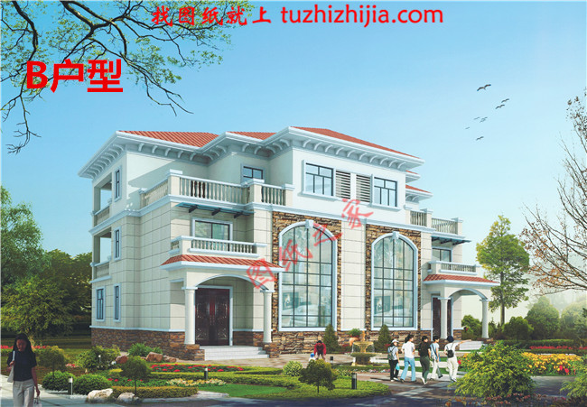 農(nóng)村簡單雙拼小戶型，簡單適用，客廳中空，占地210平方米