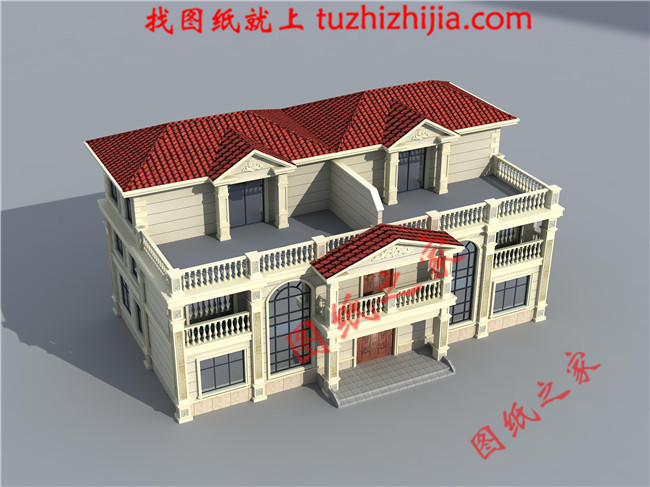 農(nóng)村建房兄弟雙拼三層，經(jīng)典的歐式風(fēng)格，大氣的外觀