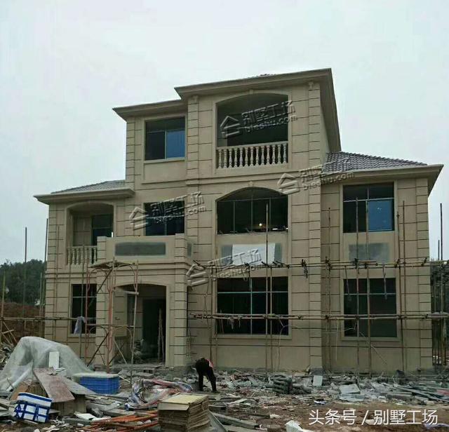 裝配式別墅建筑來了，附施工全程圖