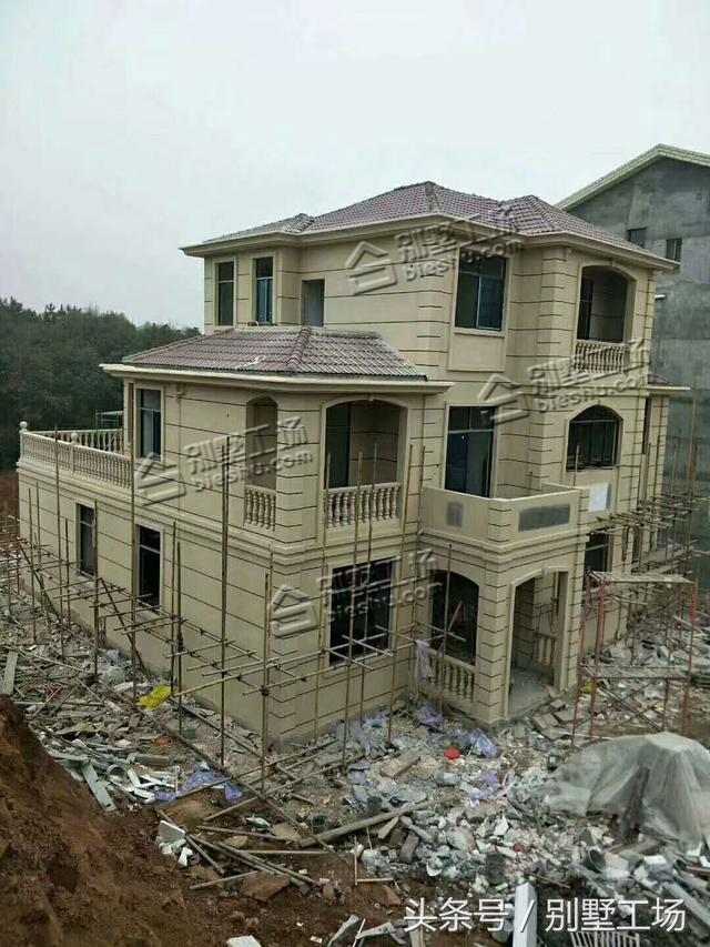 裝配式別墅建筑來了，附施工全程圖