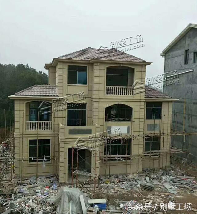 裝配式別墅建筑來了，附施工全程圖