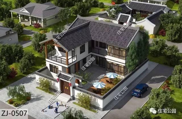 10套新中式房屋設(shè)計(jì)方案，帶戶型圖