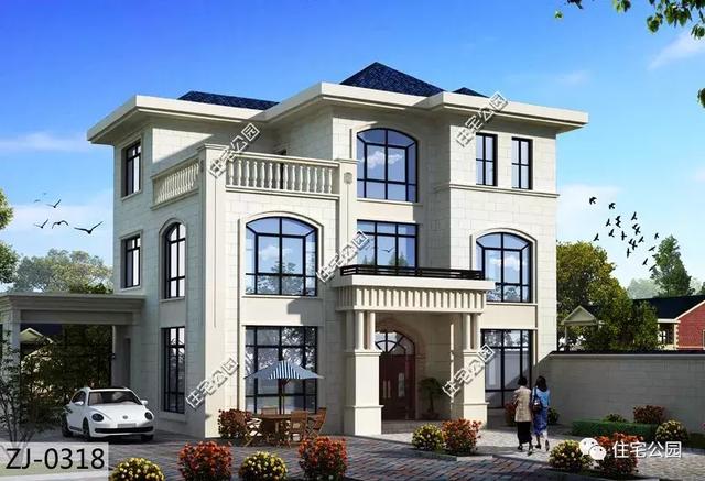 農(nóng)村14X14米樓房設(shè)計(jì)圖，3種方案供您選擇