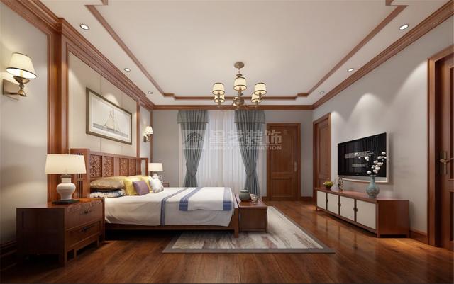 260平米中式別墅裝修效果圖，大氣