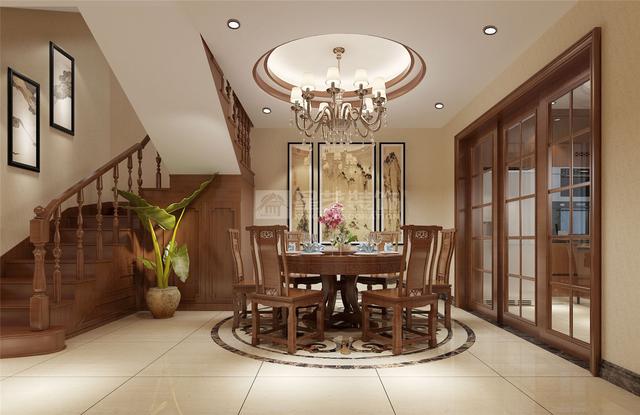 260平米中式別墅裝修效果圖，大氣