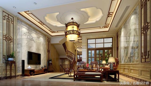 中國(guó)風(fēng)別墅裝修案例實(shí)拍，就是這么有范