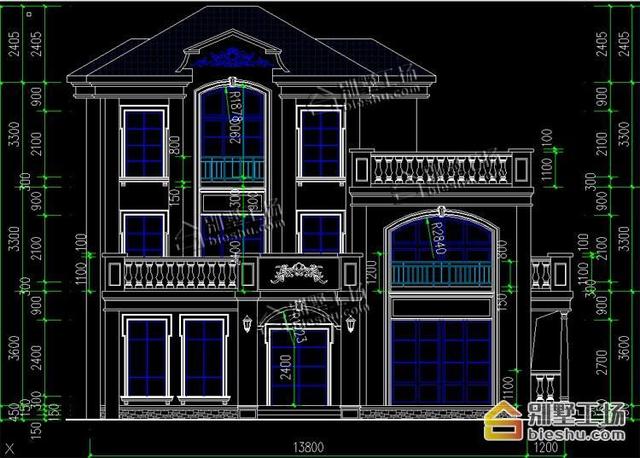 挑空客廳有檔次30萬(wàn)自建農(nóng)村三層樓房設(shè)計(jì)圖