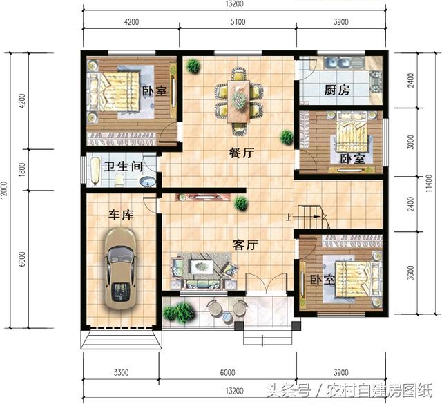 3款一層農(nóng)村自建房，帶車庫和閣樓，比別墅都好看