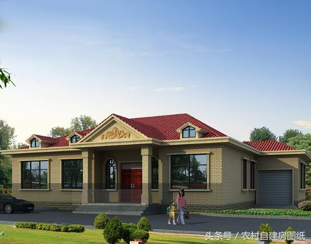 3款一層農(nóng)村自建房，帶車庫和閣樓，比別墅都好看