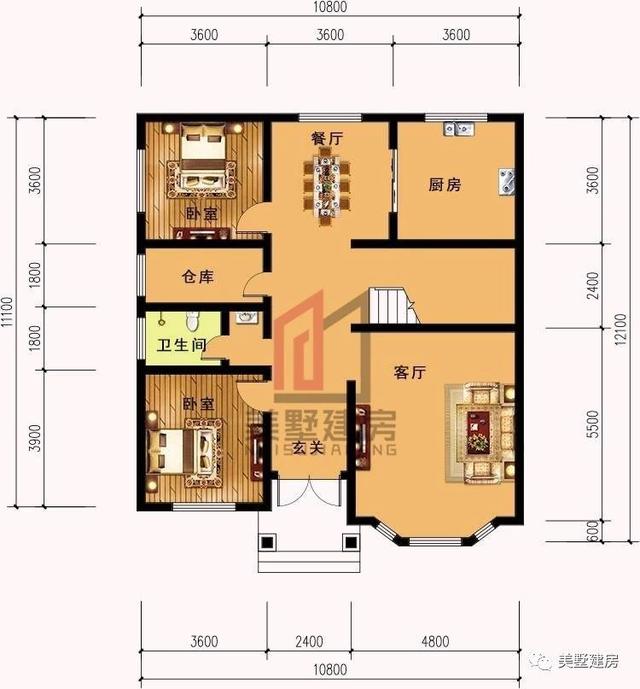 3款挑空客廳的二層小樓房設(shè)計(jì)圖，款款漂亮