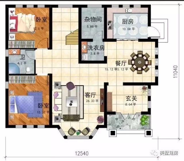 3款挑空客廳的二層小樓房設(shè)計(jì)圖，款款漂亮