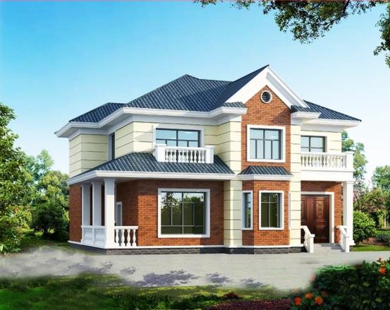 五套經(jīng)典農(nóng)村兩層小樓房設(shè)計(jì)，包工頭說20萬建主體