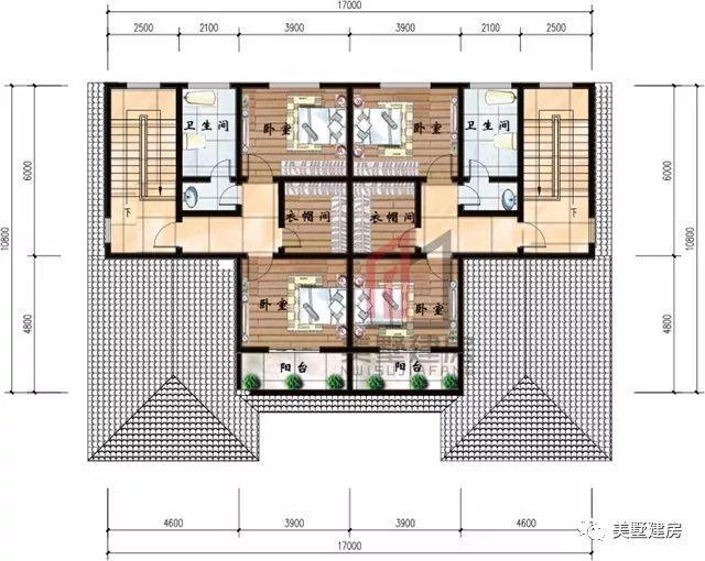 3套農(nóng)村雙拼樓房設(shè)計(jì)圖，哥倆好住雙拼