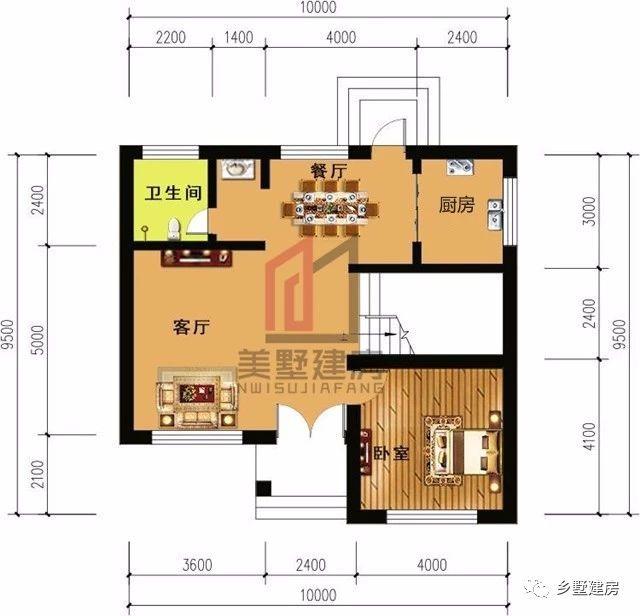 2套新農(nóng)村二層住宅方案圖，自建房的參考