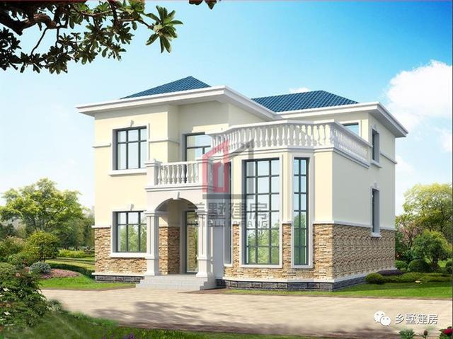 2套新農(nóng)村二層住宅方案圖，自建房的參考