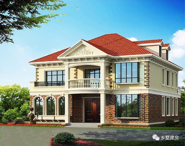 2套新農(nóng)村二層住宅方案圖，自建房的參考